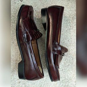 G.H. Bass & Co. Leather Loafers, Kiltie Horsebit Style, Light Wear, Size 7.5